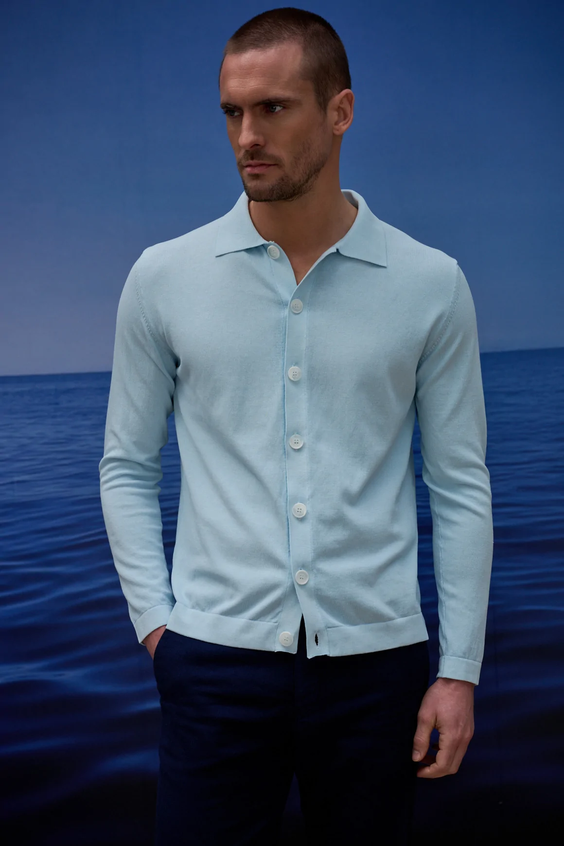 Achat Polo GABIN Bleu Ciel