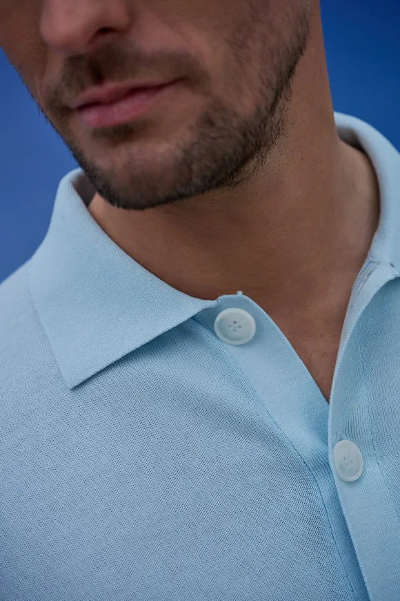 Achat Polo GABIN Bleu Ciel