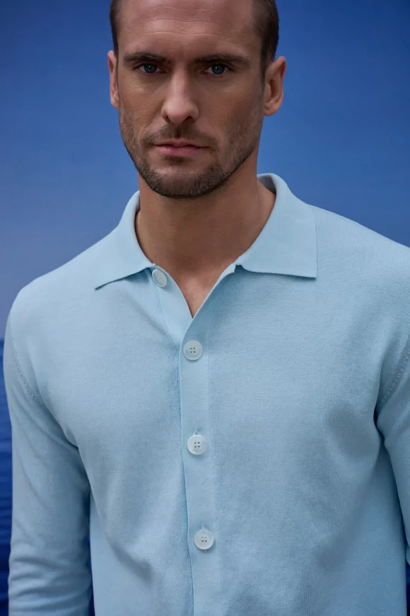 Achat Polo GABIN Bleu Ciel