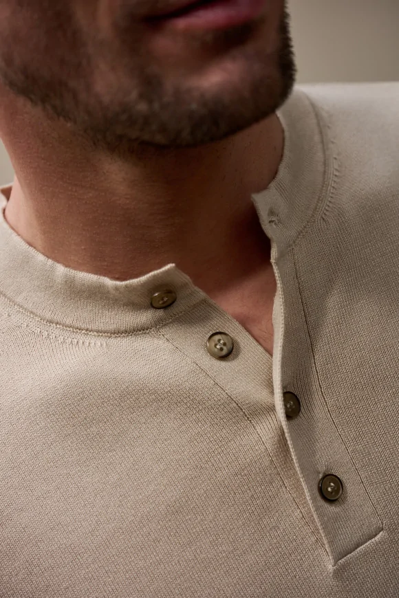 Achat T-shirt tricot TOM Beige