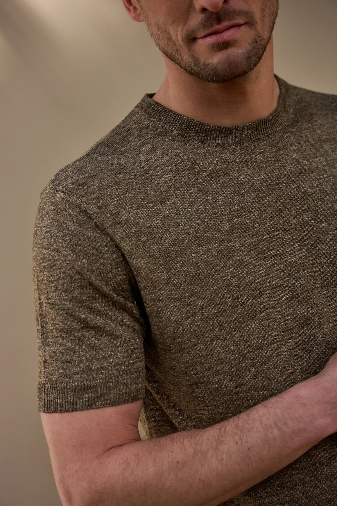 T-shirt ADAM Noisette - marron