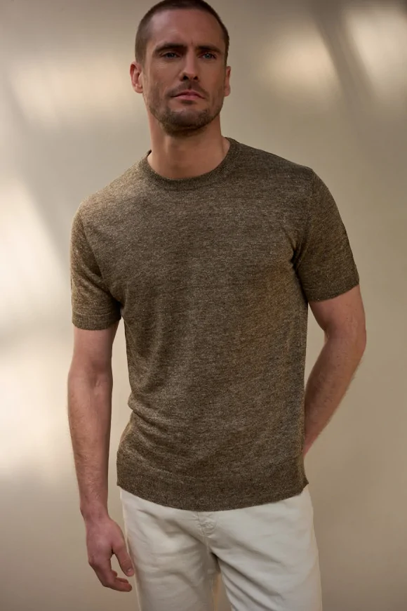 Achat T-shirt ADAM Noisette - marron