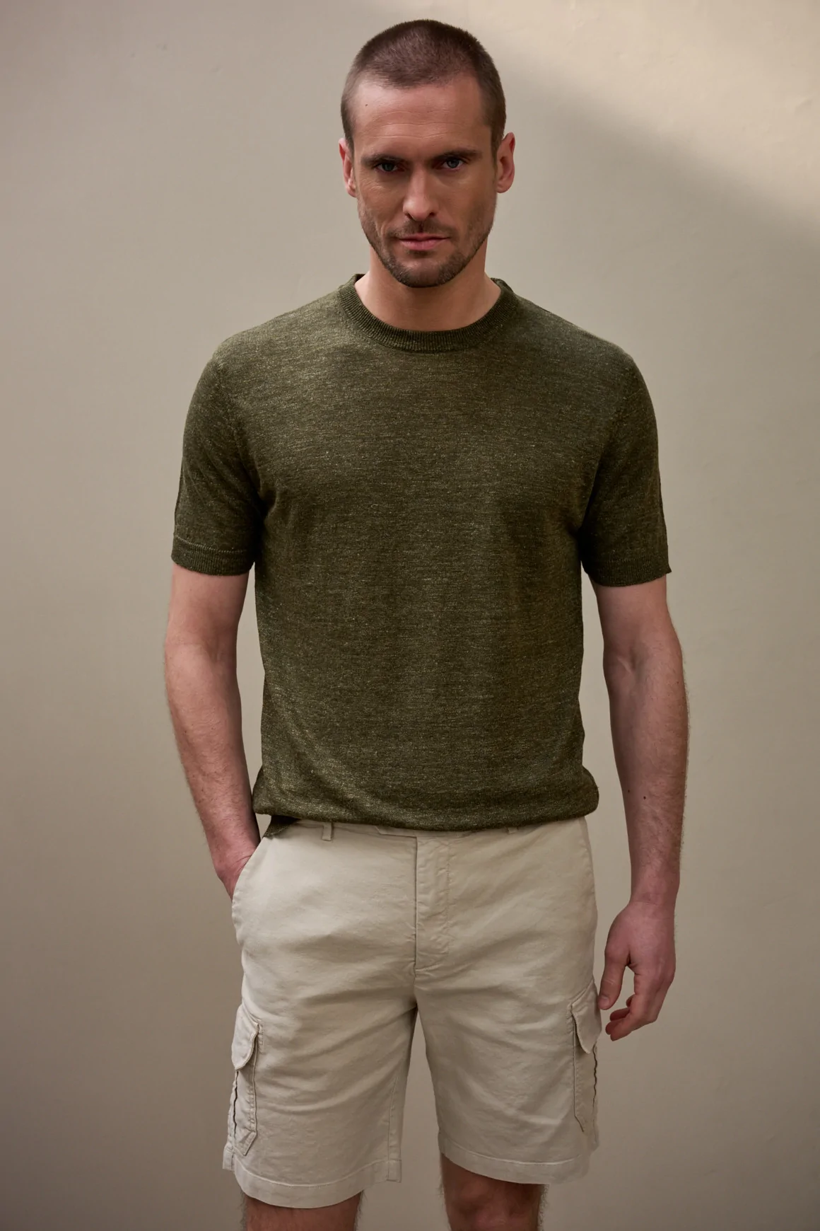 Achat T-shirt ADAM Kaki