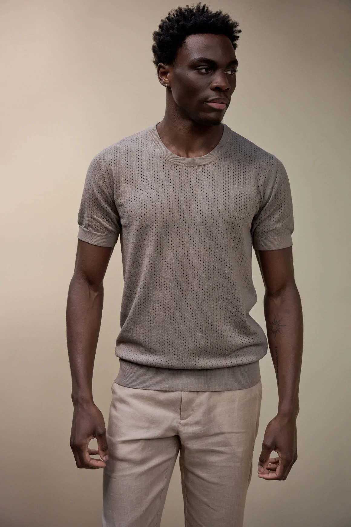 Achat T-shirt ROY Taupe