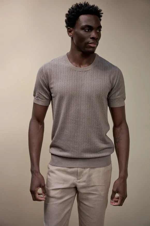 Achat T-shirt ROY Taupe