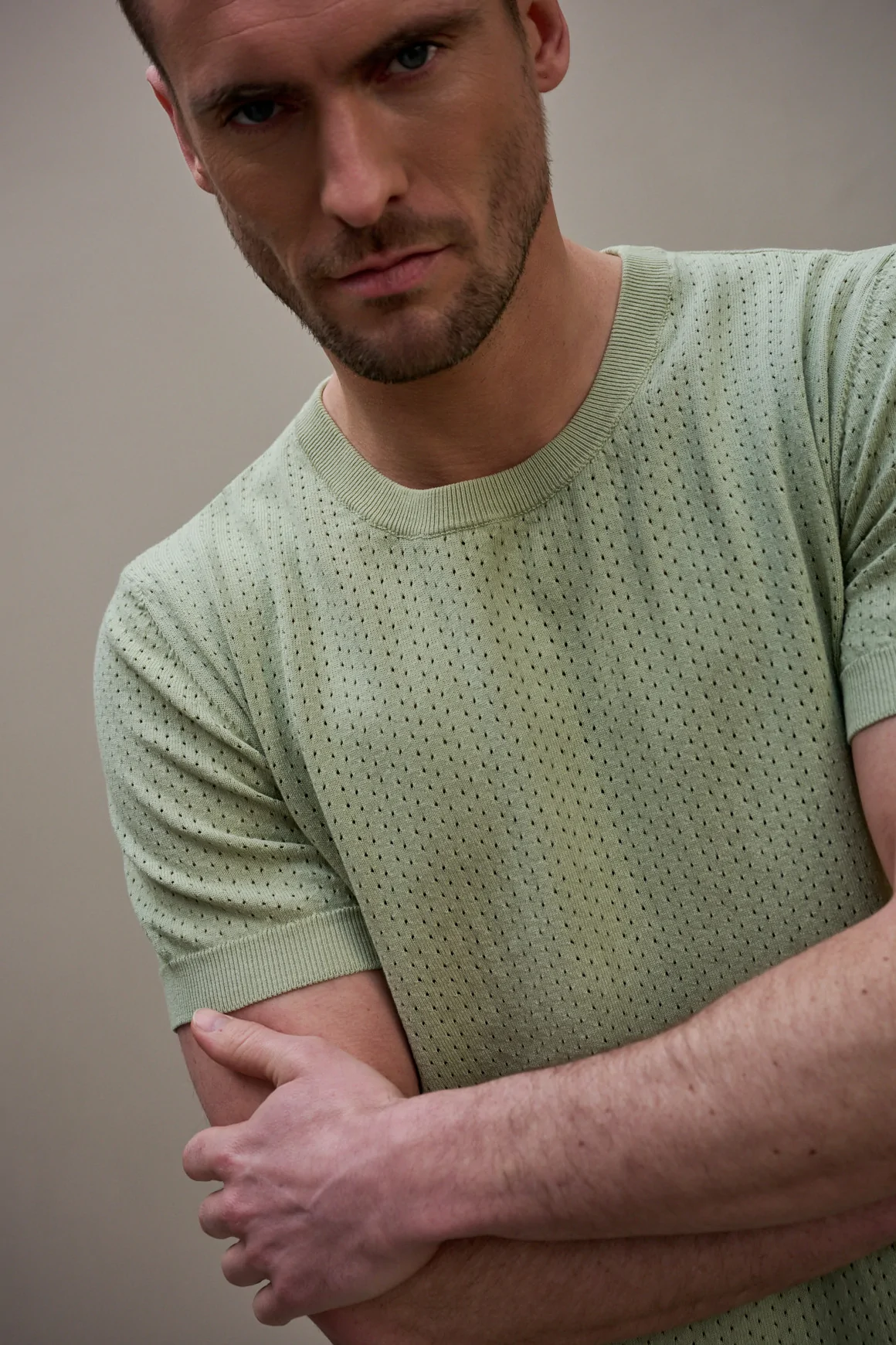 T-shirt ROY Vert amande