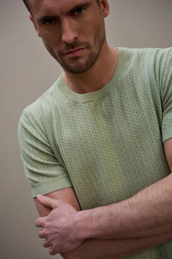 Achat T-shirt ROY Vert amande