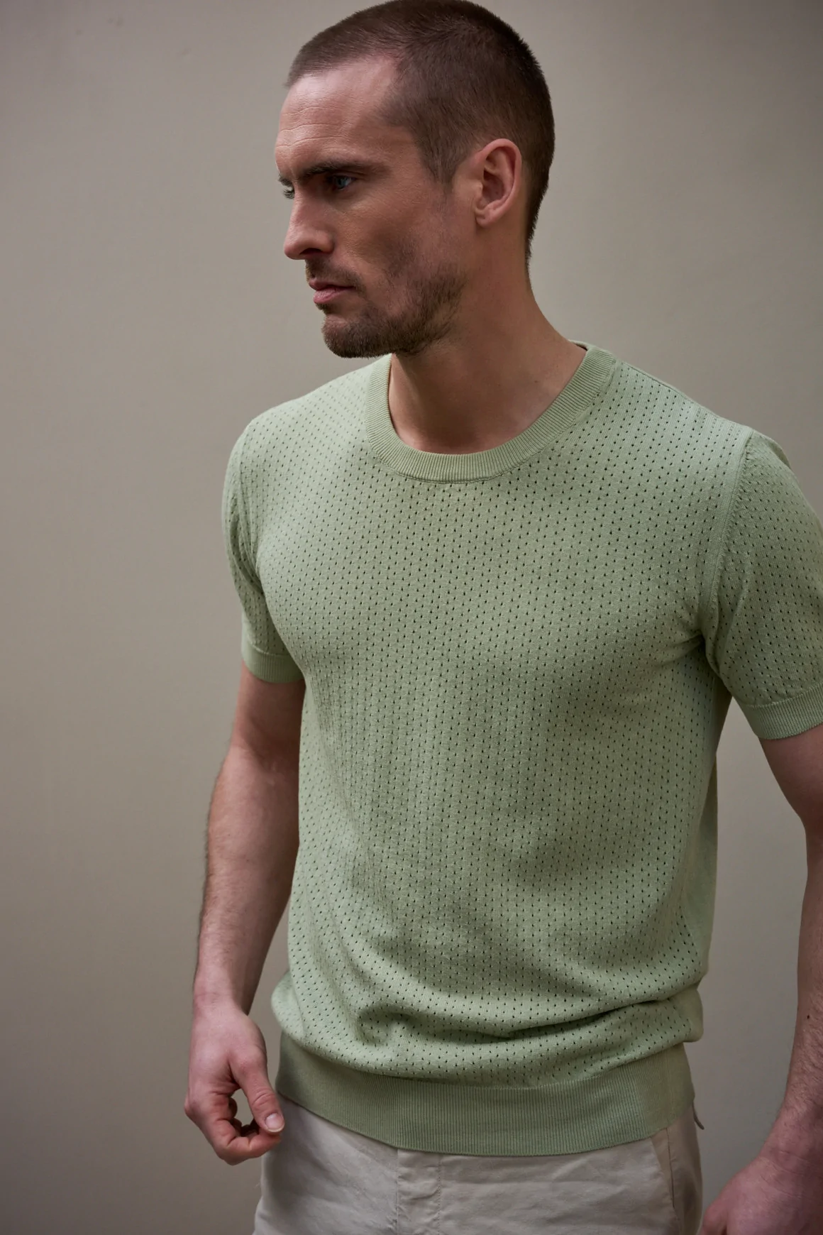 Achat T-shirt ROY Vert amande