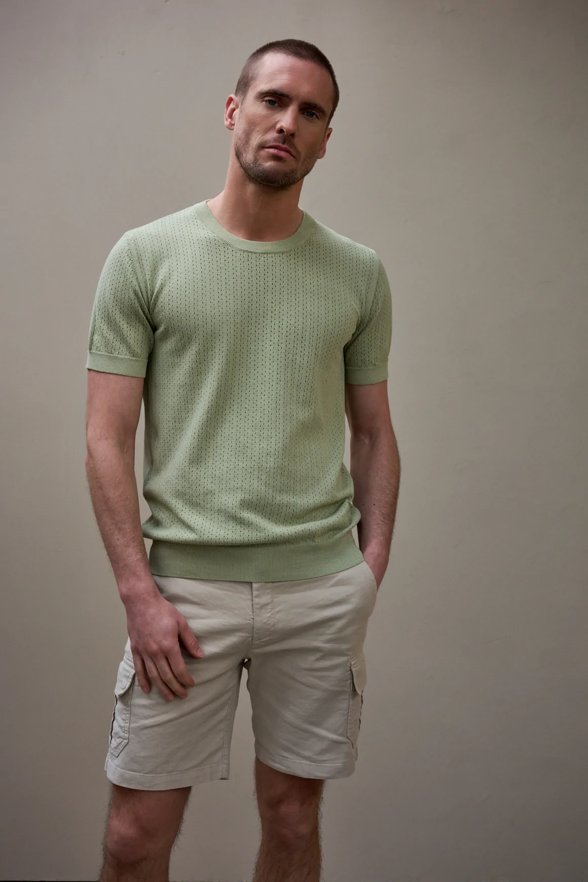 Achat T-shirt ROY Vert amande