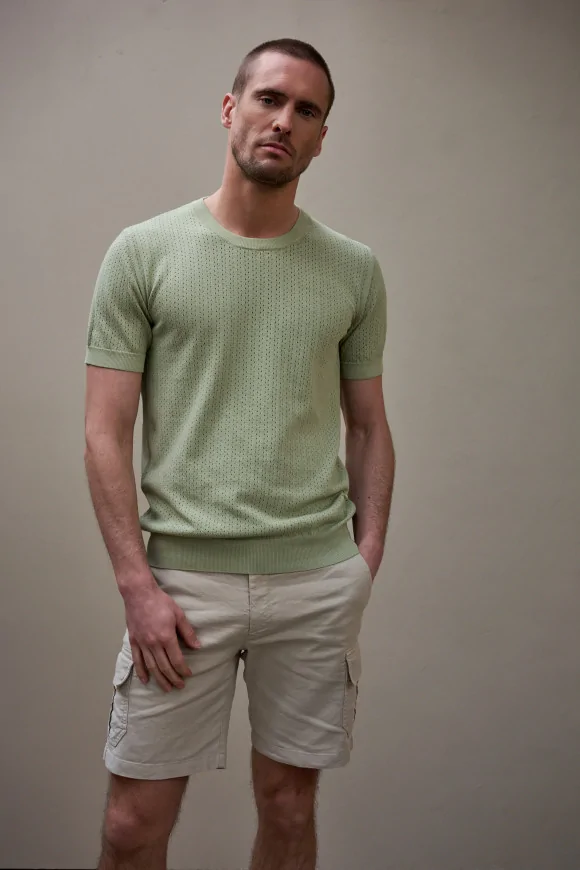 Achat T-shirt ROY Vert amande