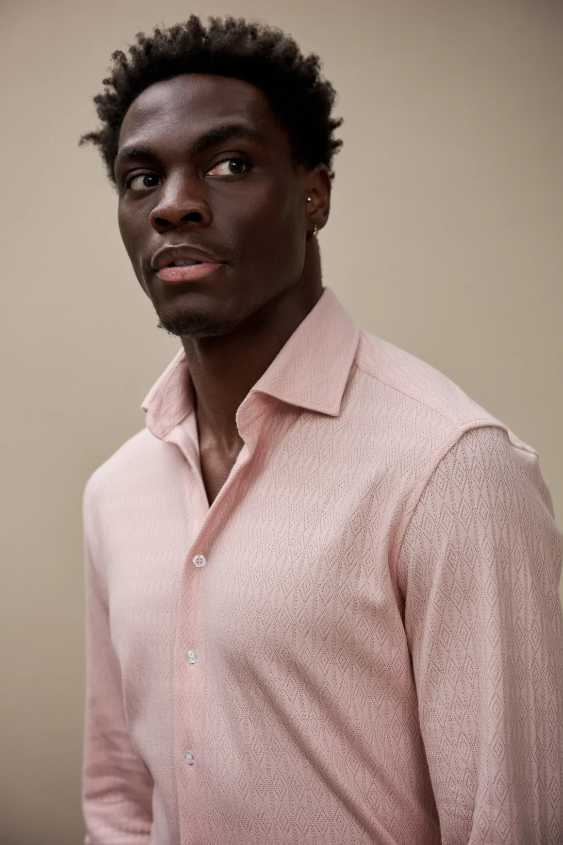 Chemise LAGO Saumon - rose