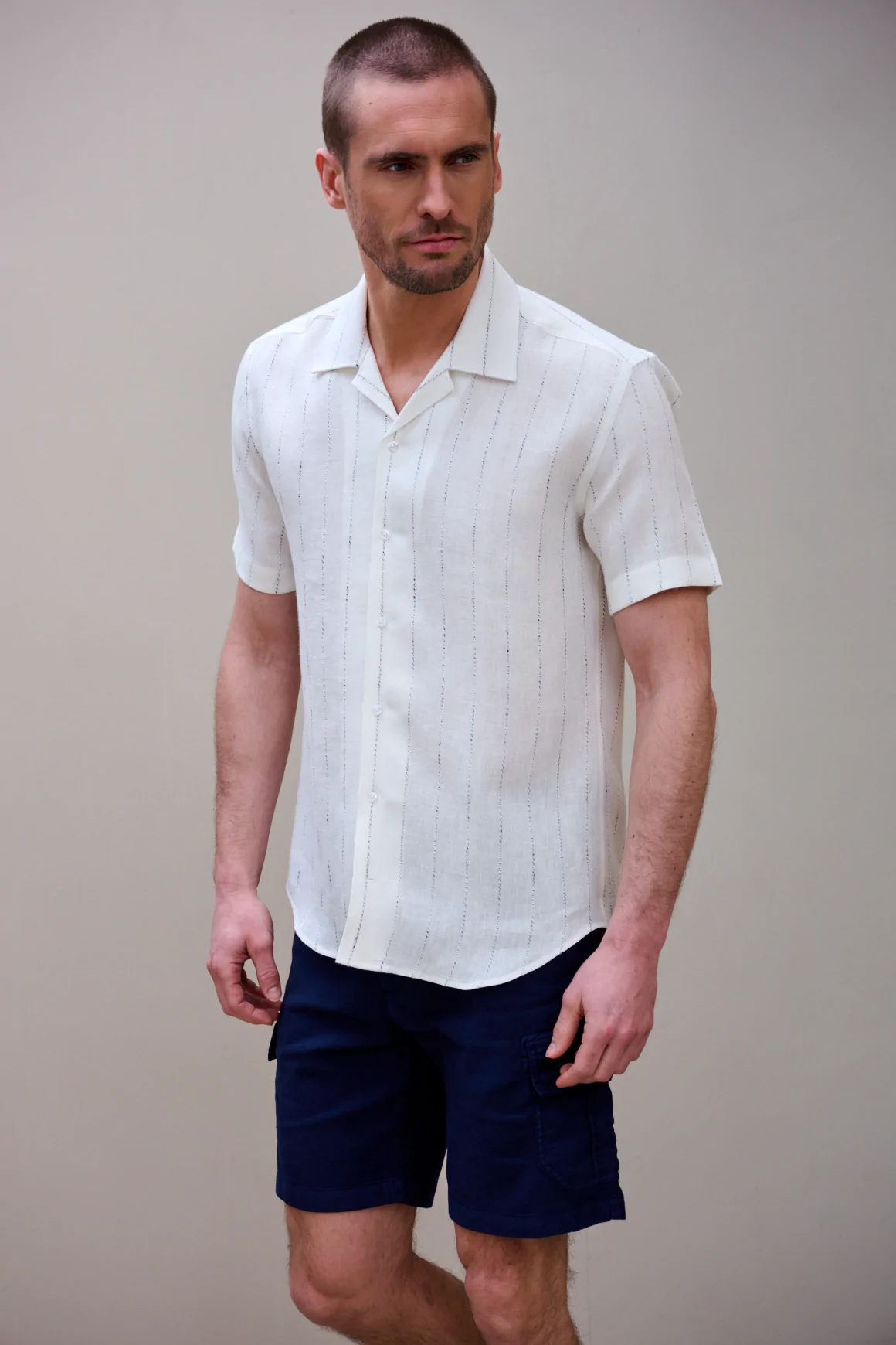 Achat Chemise Col IBIZA Rayures