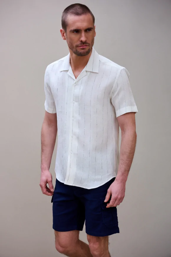 Achat Chemise Col IBIZA Rayures