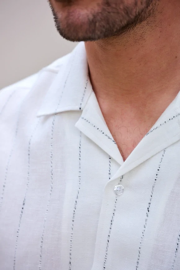 Achat Chemise Col IBIZA Rayures