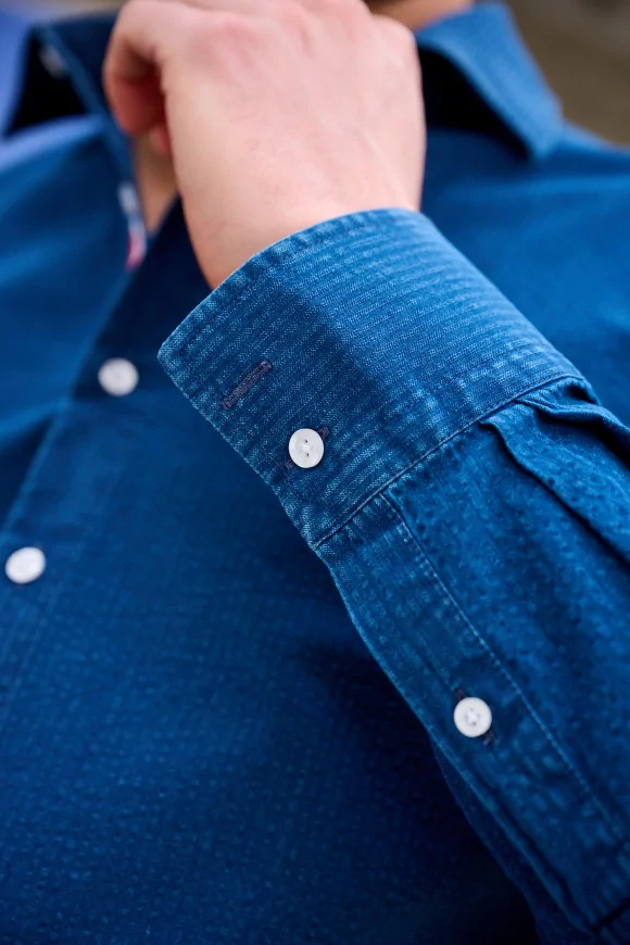 Achat Chemise SEERSUCKER FLAG Denim