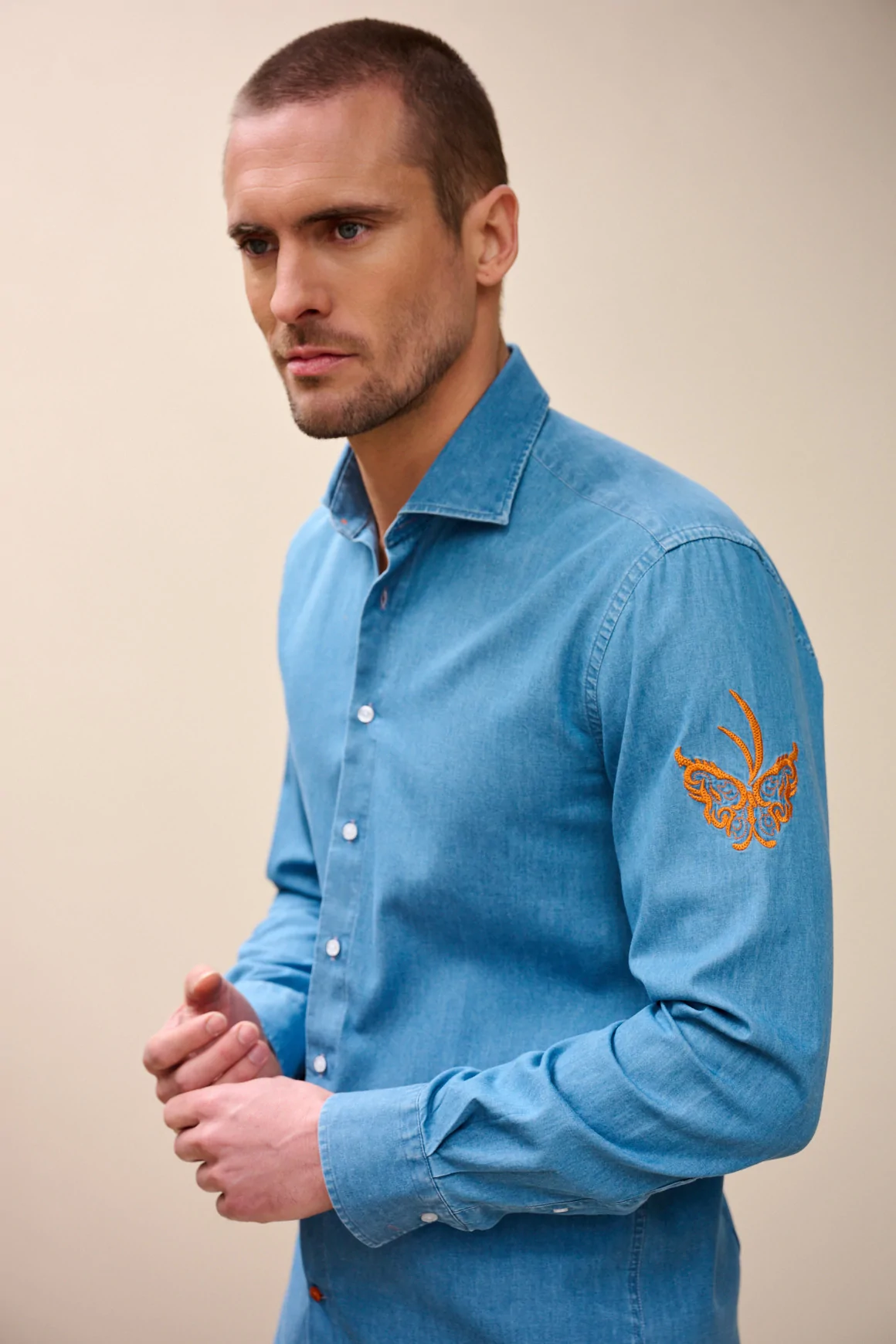 Chemise ORANGE BUTTERFLY Denim