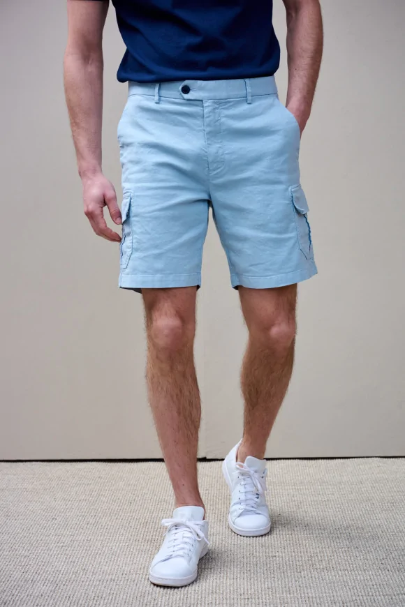 Achat Bermuda SAINT-TROPEZ Gris-bleu