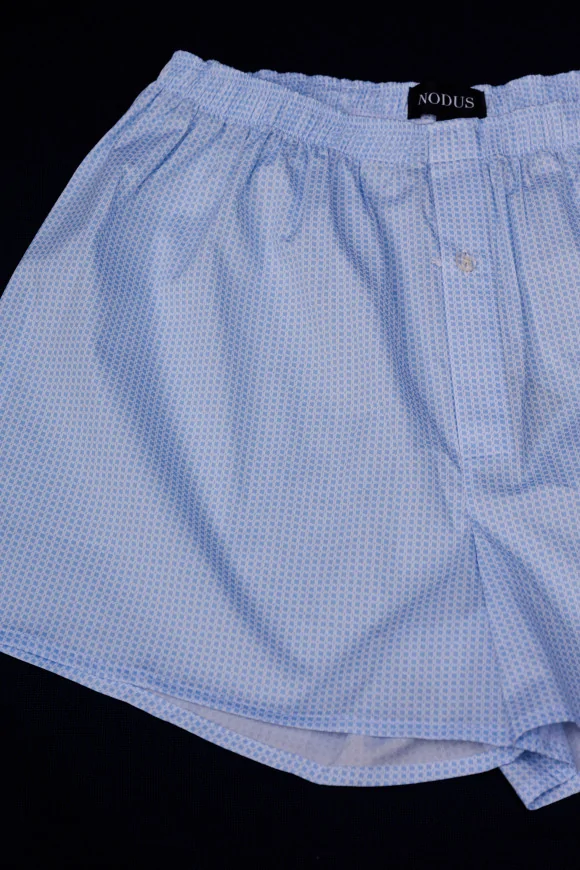 Achat Boxer Micro Motif Bleu