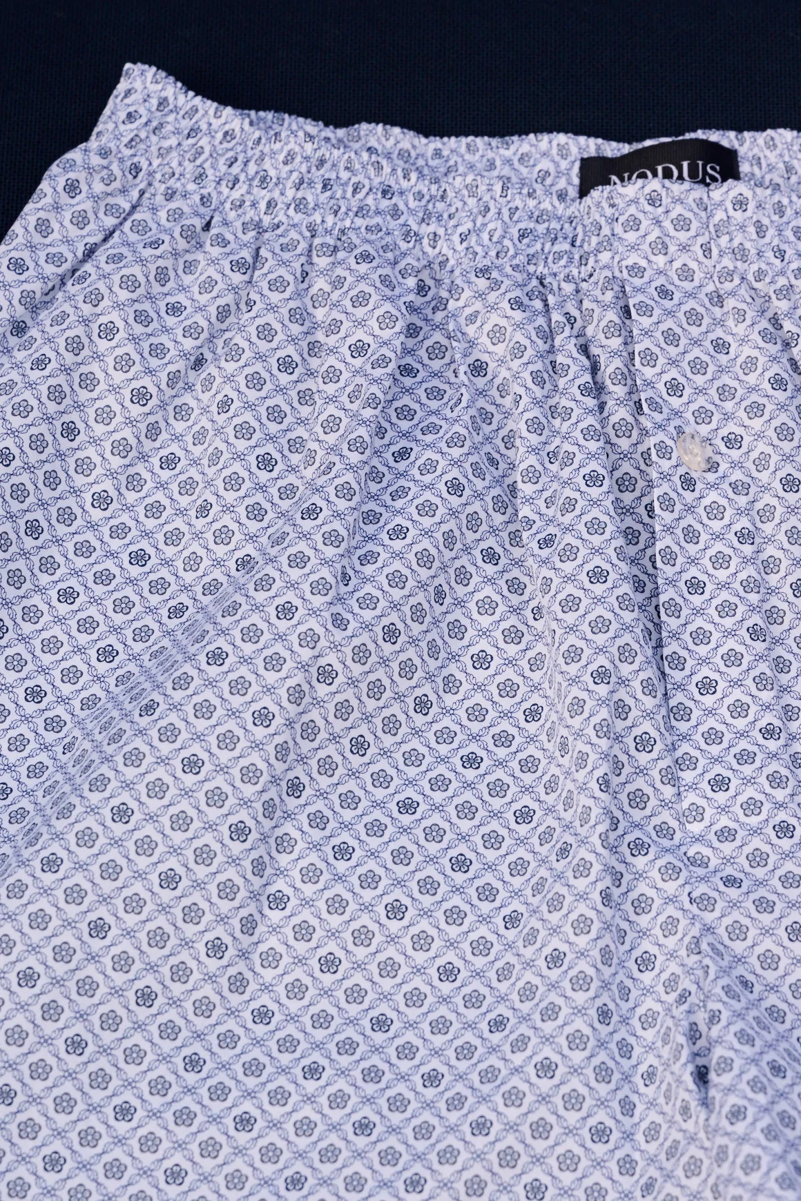Boxer Micro Motif Navy
