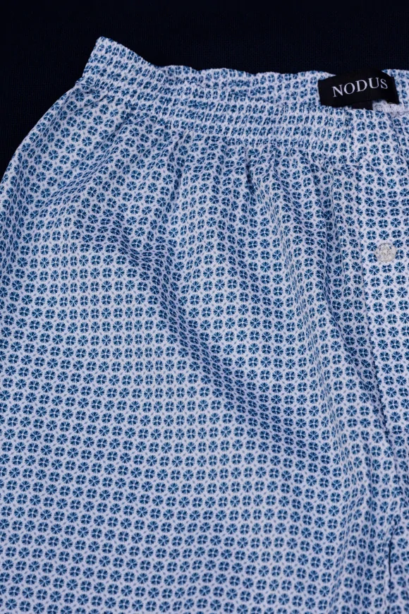 Achat Boxer Micro Motif Bleu