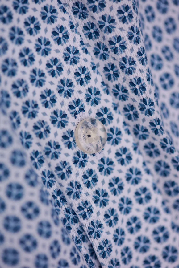 Achat Boxer Micro Motif Bleu