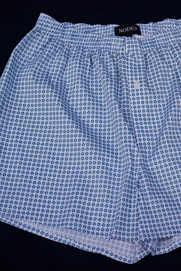 Achat Boxer Micro Motif Bleu