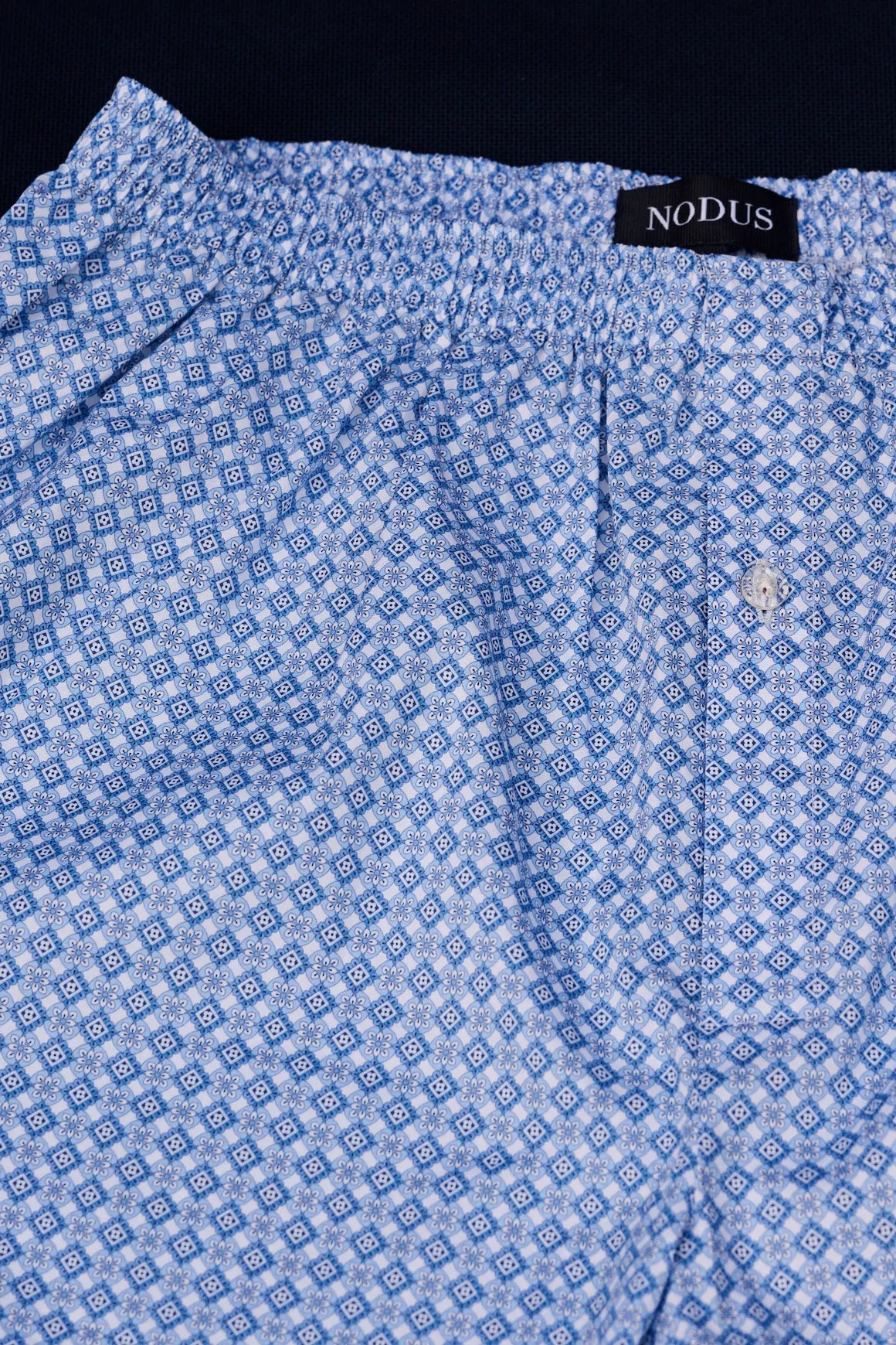 Achat Boxer Micro Motif Bleu