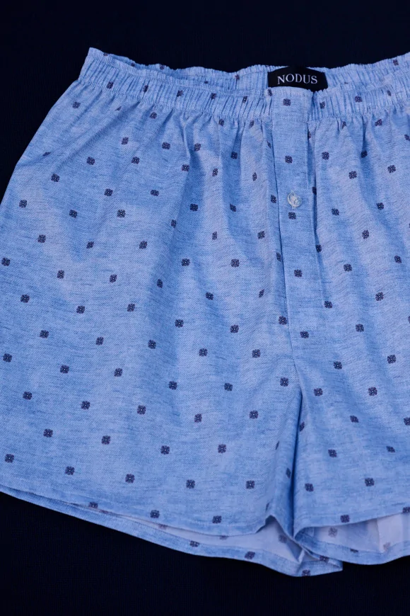 Achat Boxer Micro Motif Bleu
