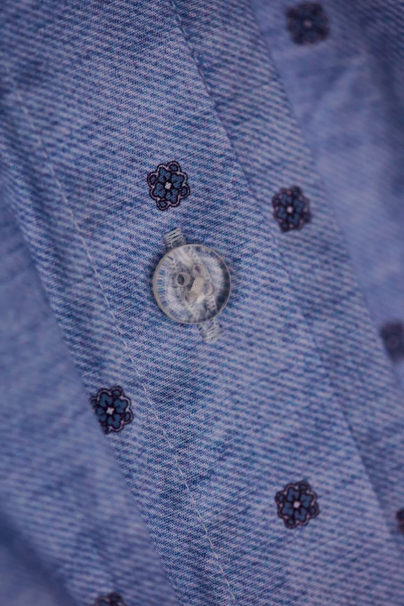 Achat Boxer Micro Motif Bleu