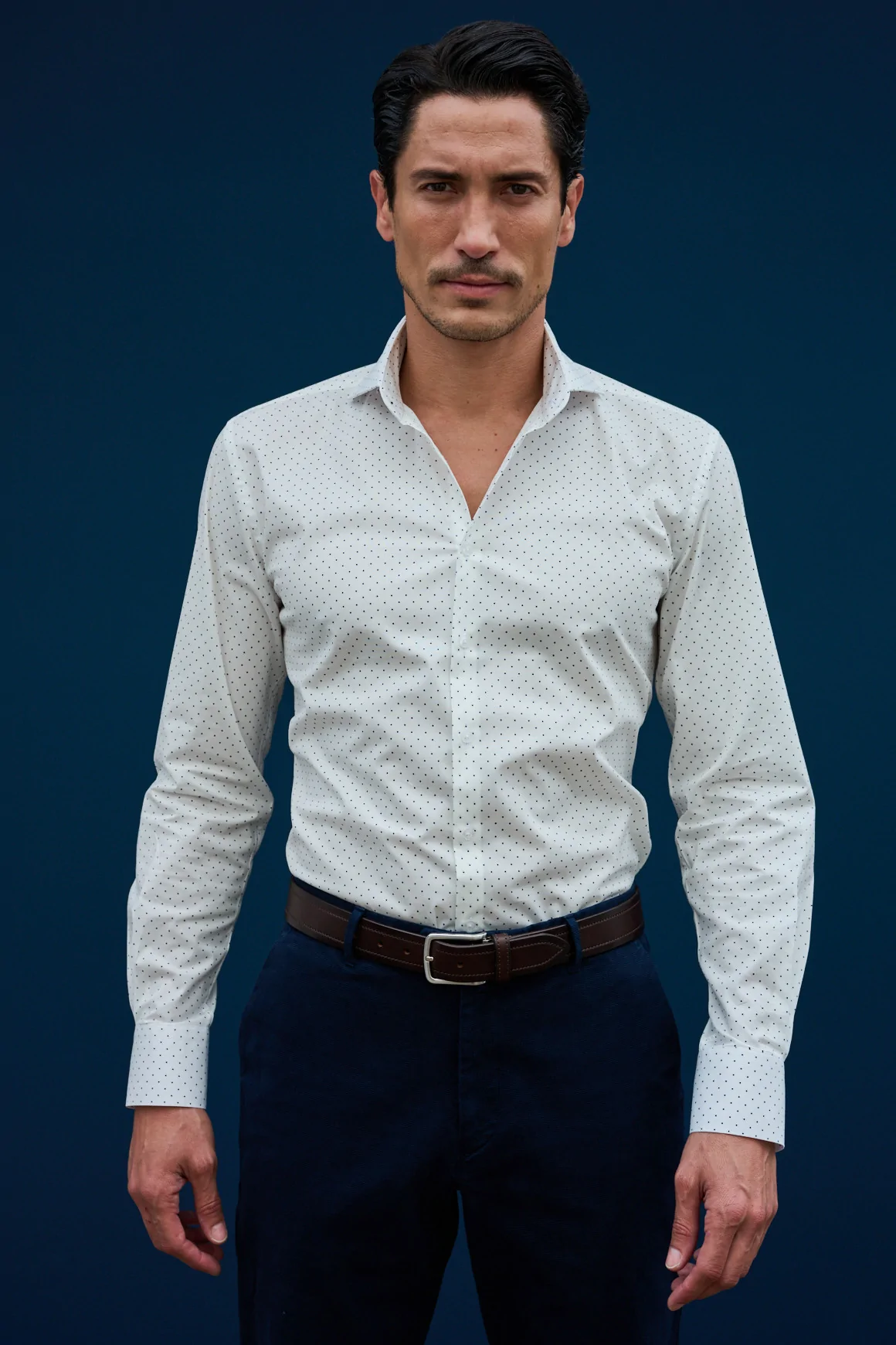 Achat Chemise micro motif pois