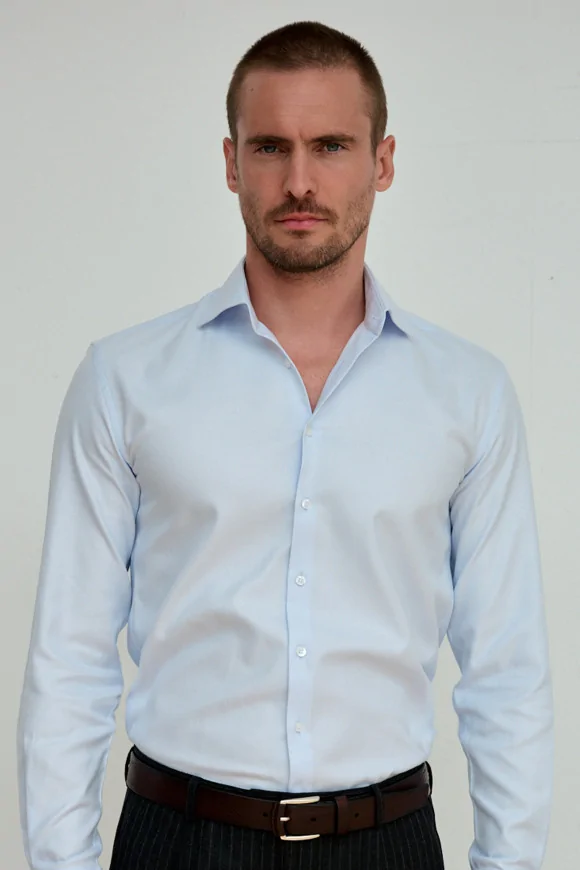 Achat Chemise CLASSIQUE ARMURÉE CIEL