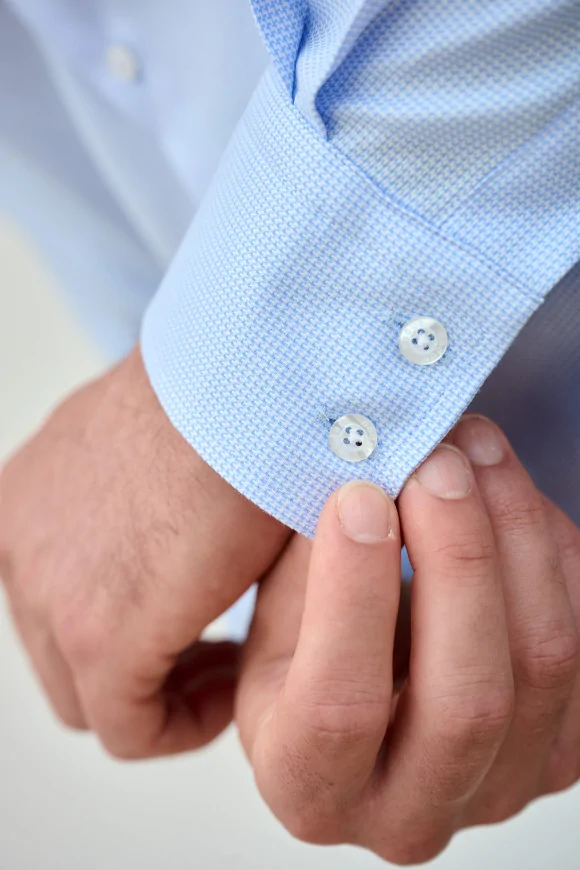 Achat Chemise CLASSIQUE ARMURÉE BLEUE