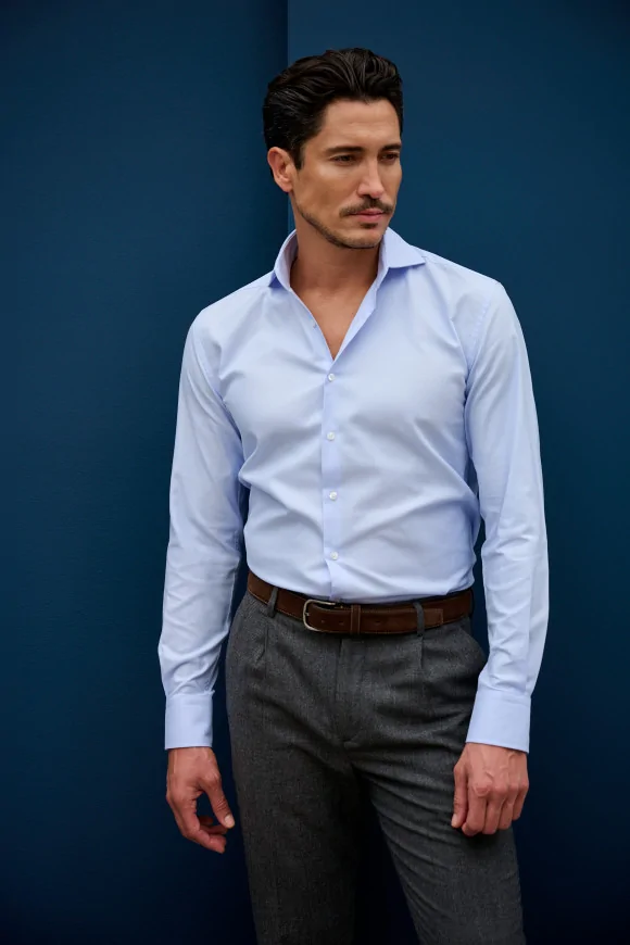 Achat Chemise CLASSIQUE ARMURÉE CIEL