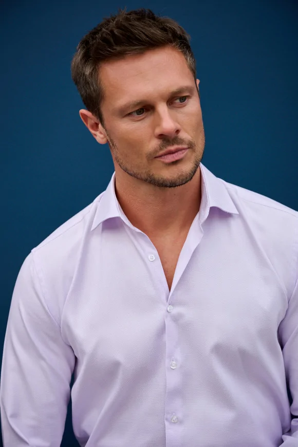 Achat Chemise CLASSIQUE ARMURÉE ROSE
