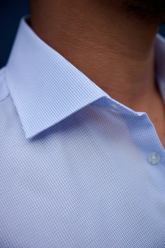 Achat Chemise CLASSIQUE ARMURÉE BLEUE