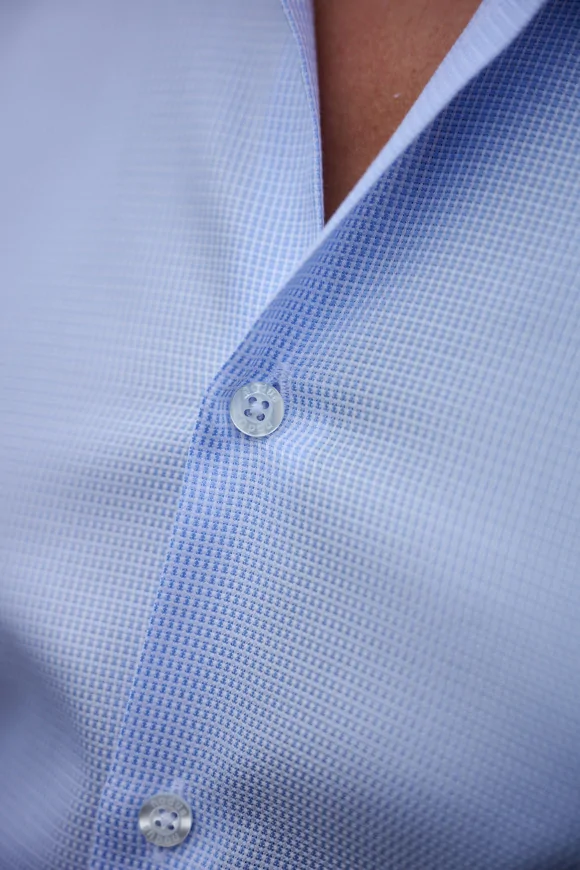 Achat Chemise CLASSIQUE ARMURÉE BLEUE