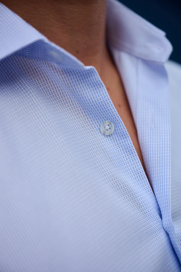 Achat Chemise CLASSIQUE ARMURÉE BLEUE