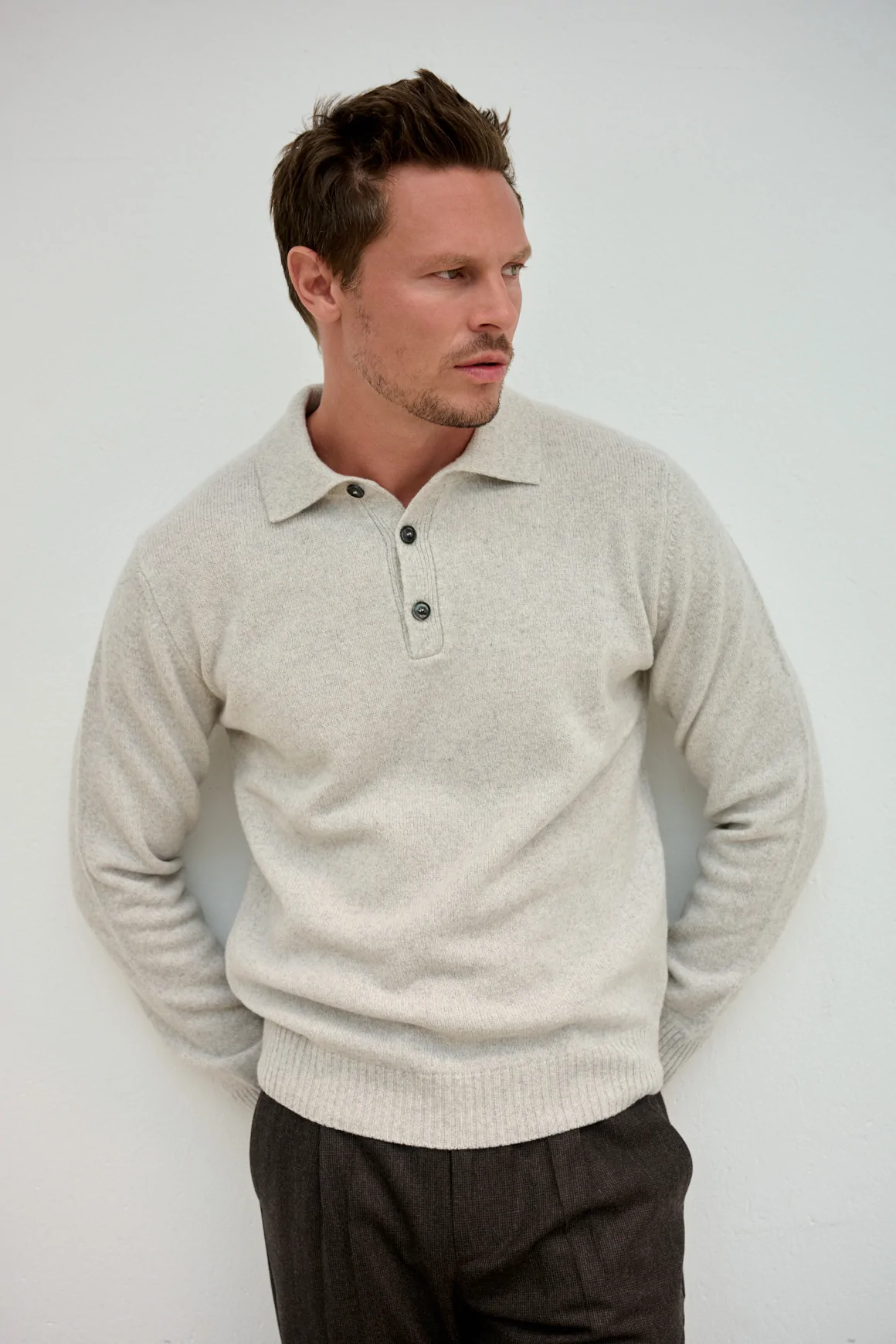 Pull ELIAS Gris Perle