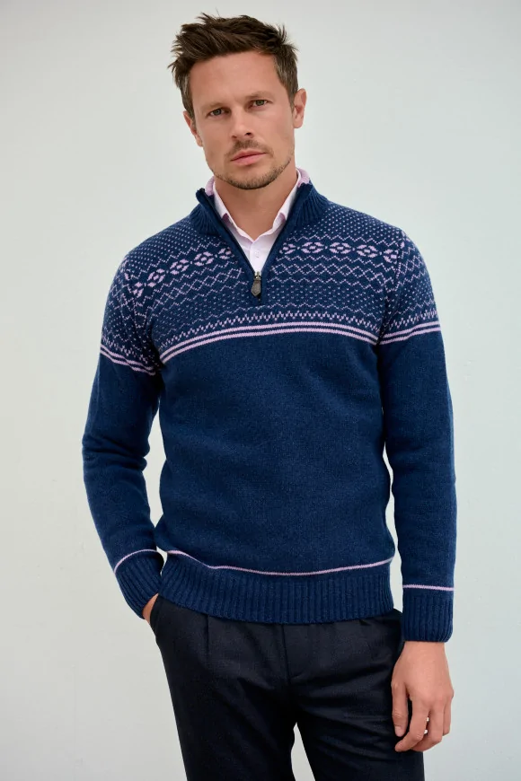 Achat Pull MIKA Bleu Marine