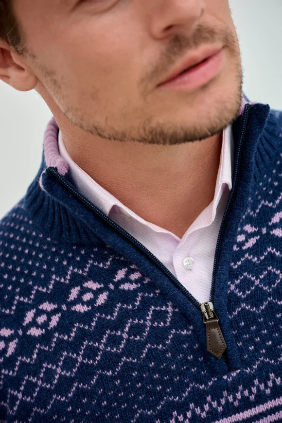 Achat Pull MIKA Bleu Marine