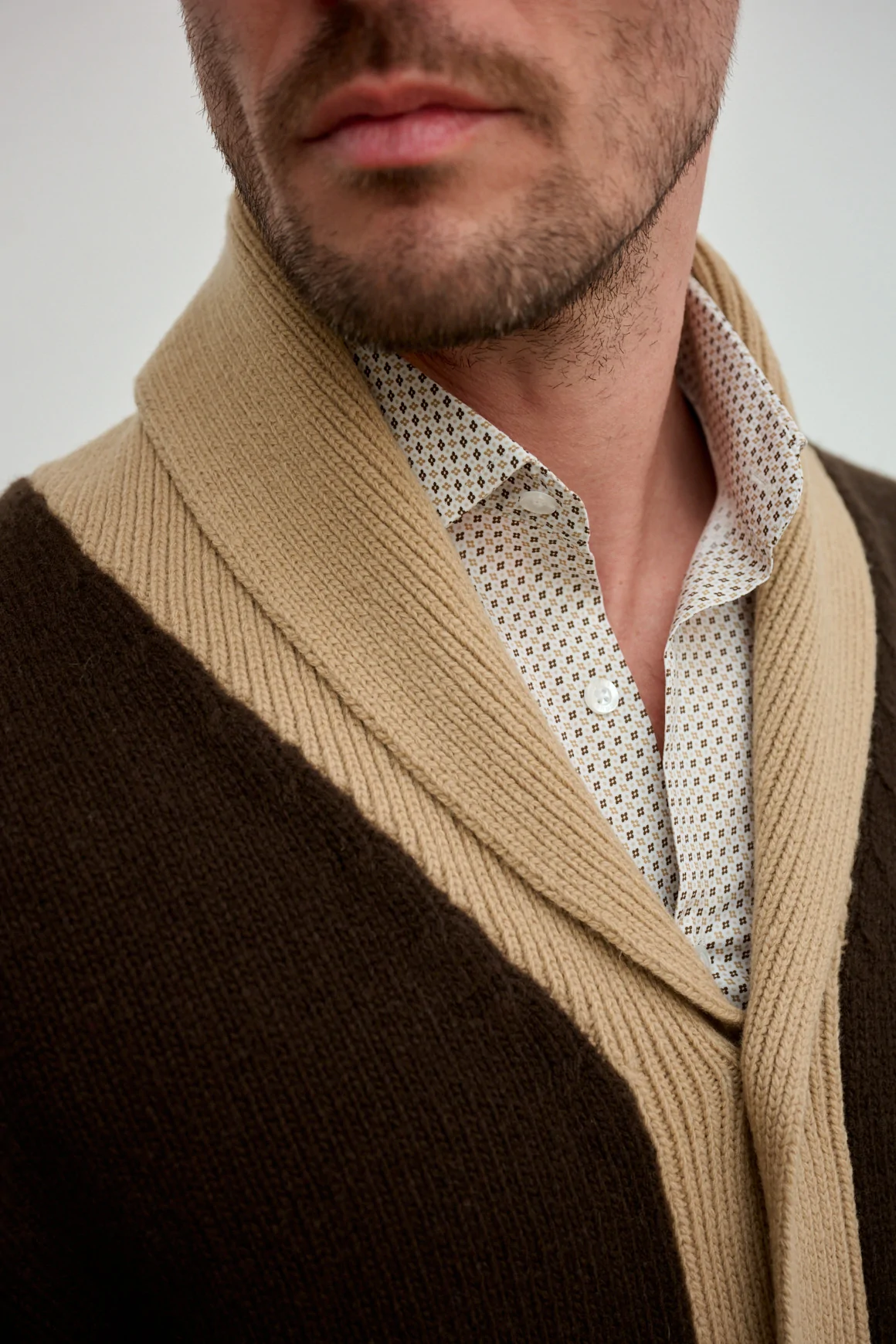 Cardigan CORTINA Marron