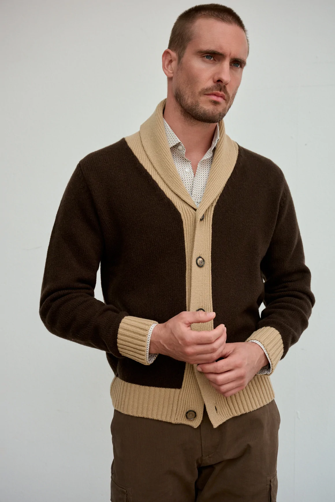 Cardigan CORTINA Marron