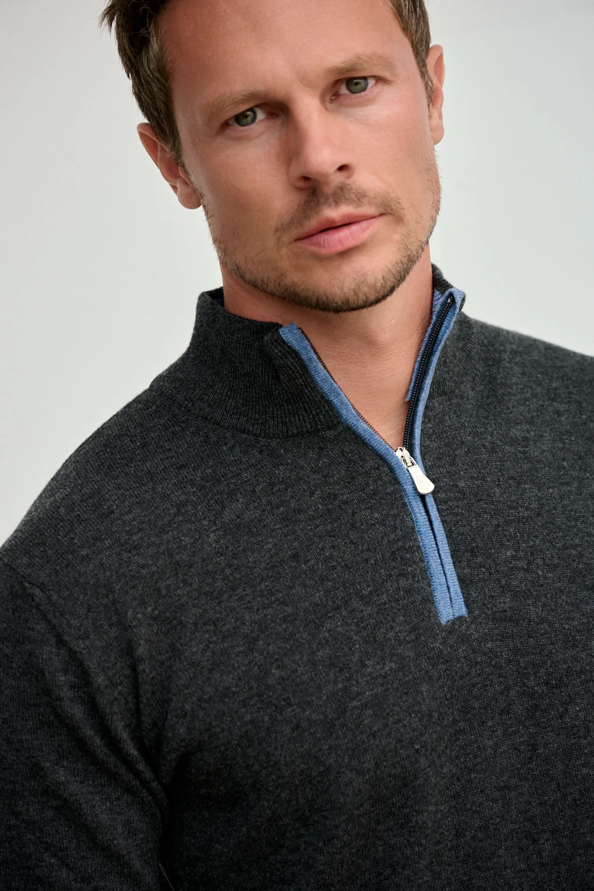 Pull LEON Charbon - Gris