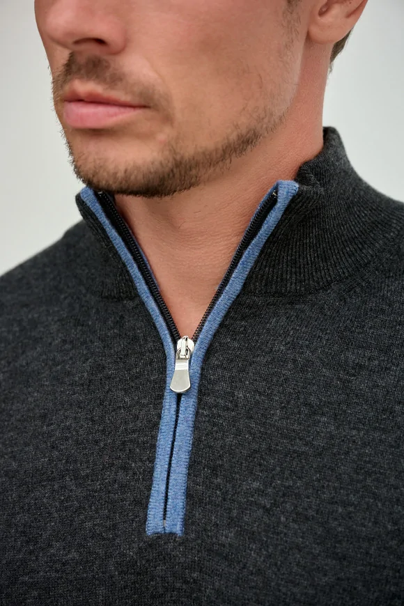 Achat Pull LEON Charbon - Gris
