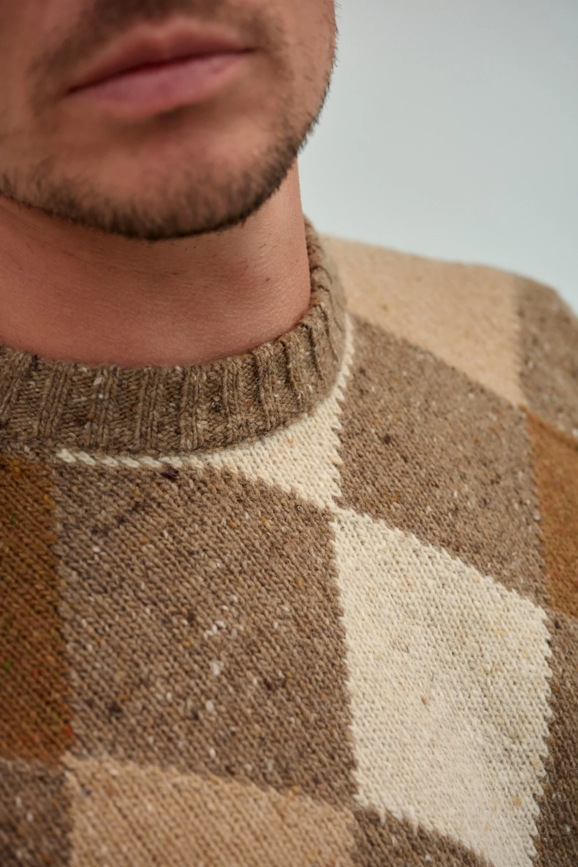 Achat Pull ETON Écorce - Marron