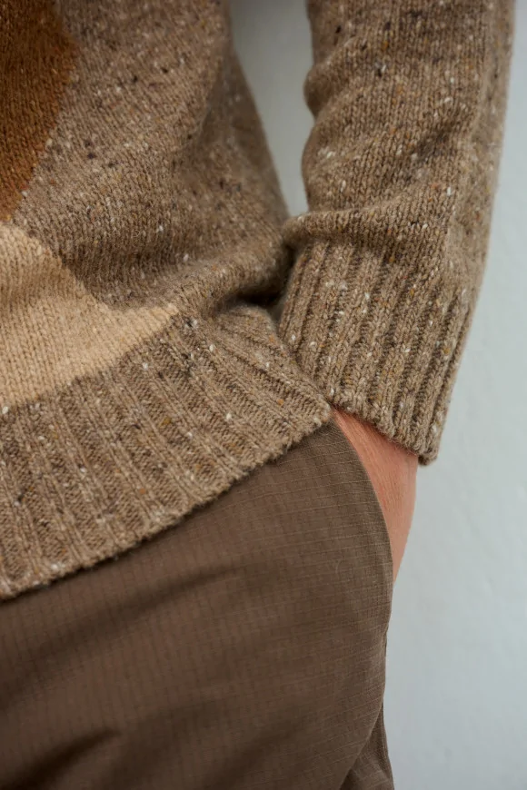 Achat Pull ETON Écorce - Marron