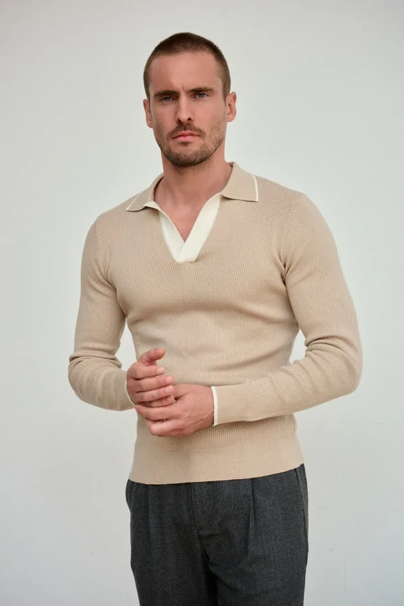 Achat Pull REMY Sable - Beige