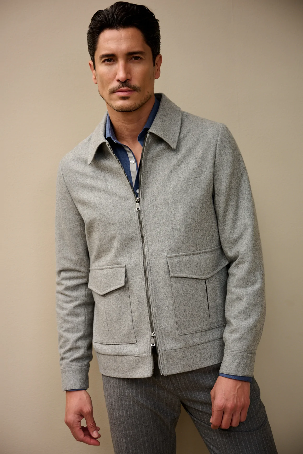 Achat Blouson MIKE Gris