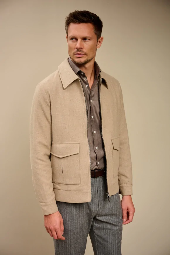 Achat Blouson MIKE Beige