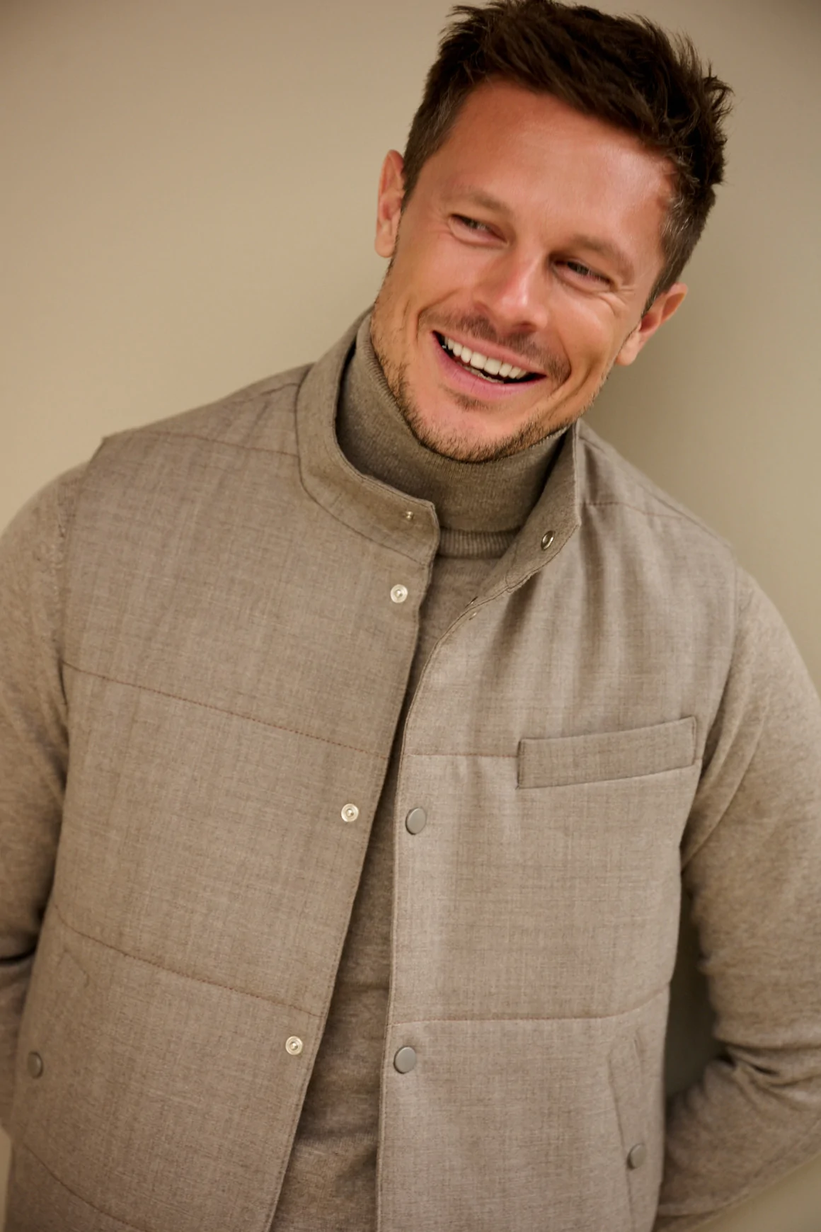 Achat Gilet COSMA Taupe